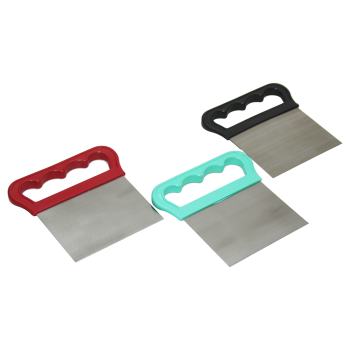 Çelik Hamur Kesici Kazıyıcı Pasta Kek Dekorasyon Spatula Aleti (5381)