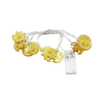 2MT METAL AYYILDIZ PİLLİ RAMAZAN LED IŞIK (5381)