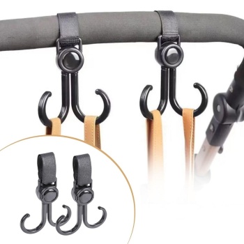 2 Adet Bebek Arabası, Motor, Bisiklet Eşya Taşıma Aparatı Plastik Kanca  (5381)