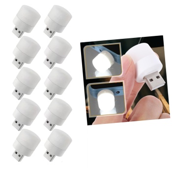 USB Mini Top LED 10’lu Aydınlatma Seti – Sıcak Renkli Gece Lambası, Enerji Tasarruflu Mikro LED Işıklar (5381)