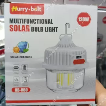 Hurry Bolt Çok Amaçlı Güneş Enerjili Lamba Model HB-V60 120W (5381)