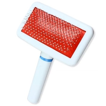 Paslanmaz Evcil Hayvan Kedi Köpek Tüy Tarama Toplama Fırçası Kolay Temizlenir Bakım Aleti (5381)