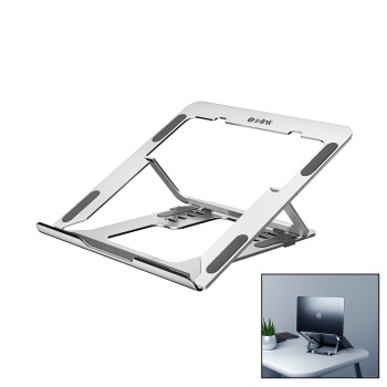 GÜMÜŞ 6 AÇILI KATLANABİLİR LAPTOP STAND ALÜMİNYUM (5381)