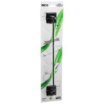 SİYAH   UZUN  METAL  HAVLULUK   YAPIŞKANLI MONTAJ BNY-705 (5381)