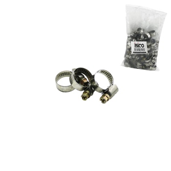 50 ADET 13-19MM METAL HORTUM KELEPÇE TORK AYARLI - AYARLANABİLİR KLİPS (5381)