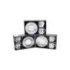 SİYAH - BEYAZ 4PCS=2-TAKIM  PORSELEN KAHVE FİNCANI  ÇİÇEK - ÇİZGİ - NOKTA MİX DESEN (5381)