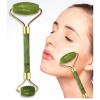 Özel Süngerli Kutusunda Kırılmaz Çift Taraflı 2li Cilt Yüz Masaj Aleti Jade Roller Yeşim Taşı (5381)
