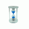 KÜÇÜK CAM KUM SAATİ CAM STANDLI 5 DAKİKA ZAMANLI = ÇAP: 5.8CM-YÜKSEKLİK: 9.8CM (5381)