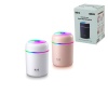 KLASİK 300ML H2O MİNİ USB ŞARJ- IŞIKLI HAVA NEMLENDİRİCİ - BUHAR MAKİNE - KOKU GİDERİCİ HERHANGİ BİR RENK GÖNDERİLİR (5381)