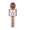 Karaoke Mikrofonlu Hoparlör - Şarjlı -Bluetooth Rose Gold (5381)