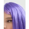 Mor Renk Uzun Düz Parti Peruğu (5381)