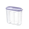 2 Kapaklı Ölçekli Erzak Kuru Gıda Saklama Kutusu Kabı - 1,7 Litre - SA935 (5381)