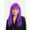 Mor Renk Düz Kesim Uzun Parti Peruğu Takma Saç (5381)