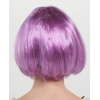 Rose Pembe Renk Düz Kesim Küt Parti Peruğu Kısa Takma Saç (5381)