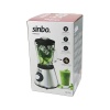TURBO DOĞRAYICI BLENDER BUZ KIRICI 6LI BIÇAK=PASLANMAZ ÇELİK - 1.5LT CAM HAZNE 2 KADEME HIZ 400W 18000 DEVİR/DK HAZNE=1.6LT SHB-7520 (5381)