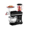 SİYAH STANDLI MİKSER - BLENDER SETİ 3IN1 KIYMA MAK. APARATI 5 KADEM. HIZ AYAR 4.5LT HAZNE - 1.5LT BLENDER 1500W (5381)
