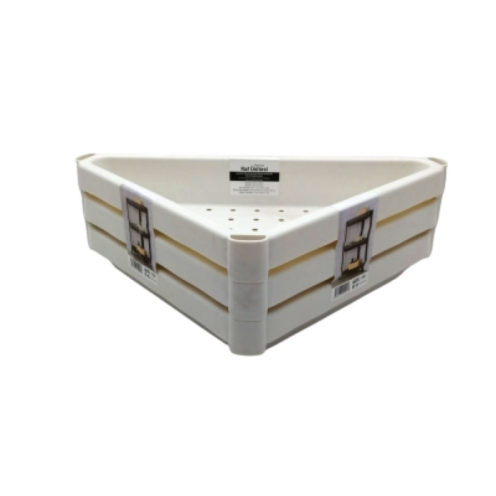 ÜÇGEN - BEYAZ PRATİK RAF ÜNİTESİ PLASTİK (5381)