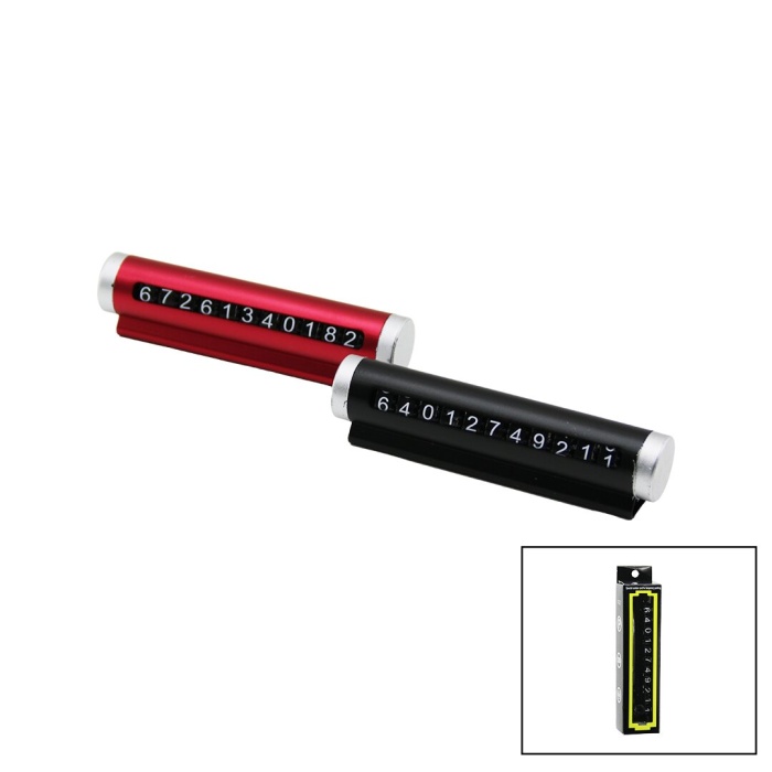 RENKLİ KROM OTO- ARAÇ PARK TELEFON NUMARATÖR RAKAM ÇEVİRME ÇUBUKYPŞ.MONTAJ (5381)