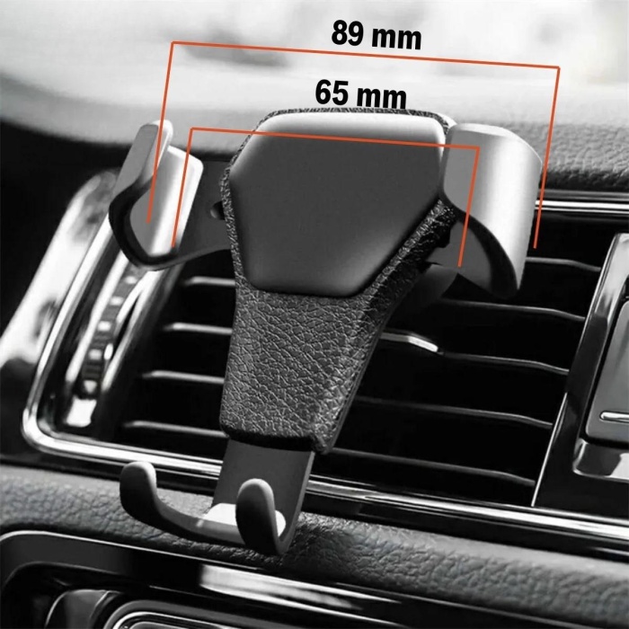 Araç İçi Klima Izgarasına Takılabilen Plastik Oto Telefon Tutucu Gravity (5381)