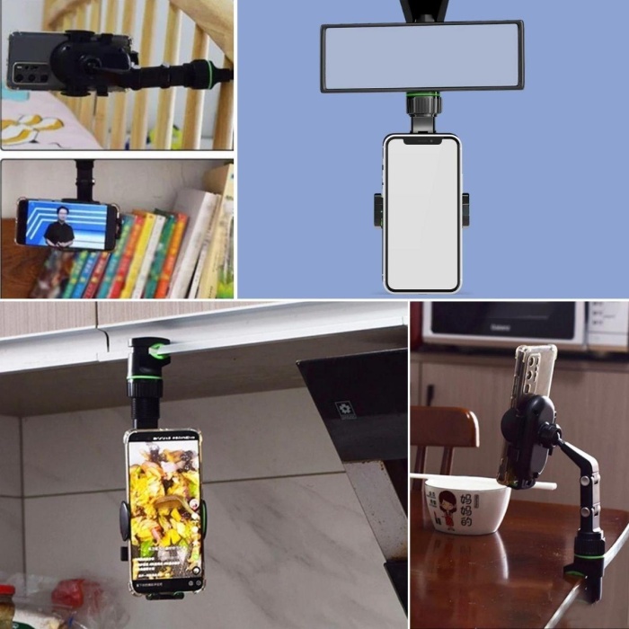 Dikiz Aynasına Takılabilen Eklemli Telefon Tutucu Aparat (5381)