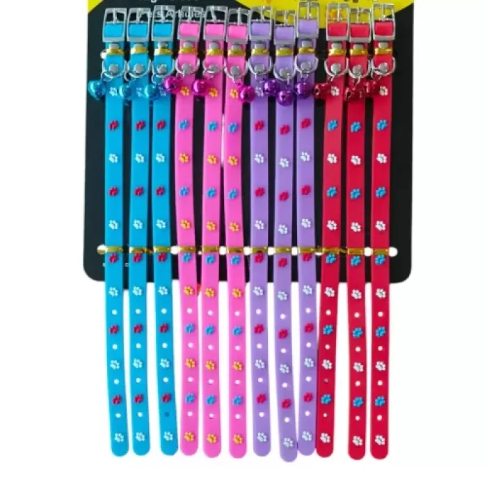 Yumuşak Silikon Kedi Tasması (1 Adet)