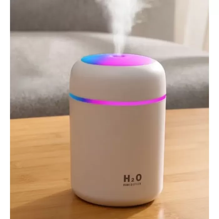 H2O LED Işıklı Mini Oda Hava Nemlendirici (5381)
