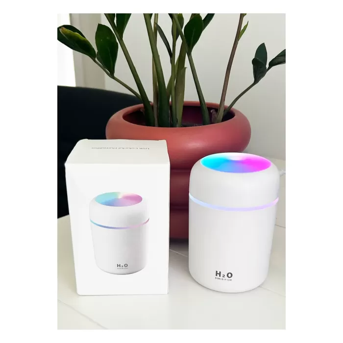H2O LED Işıklı Mini Oda Hava Nemlendirici (5381)