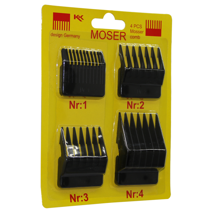 MOSER 4 PARÇA  MAKİNE TARAK SET (5381)