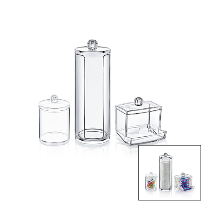 DİSK 3LÜ MAKYAJ ORGANİZER SET (5381)