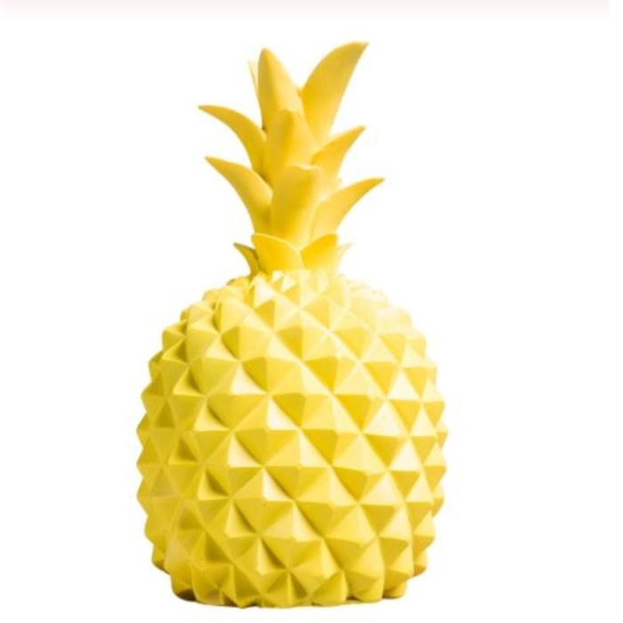Ananas Şeklinde Desenli Büyük Boy Pilli Masa ve Gece Lambası (5381)