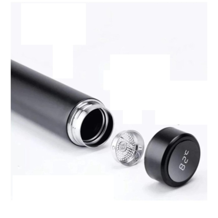 Dijital Sıcaklık Göstergeli Renkli Çelik Termos - 500 ML (5381)