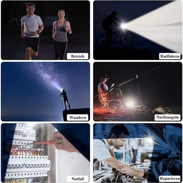 Mini Taşınabilir Led Çok Fonksiyonlu Fener (5381)