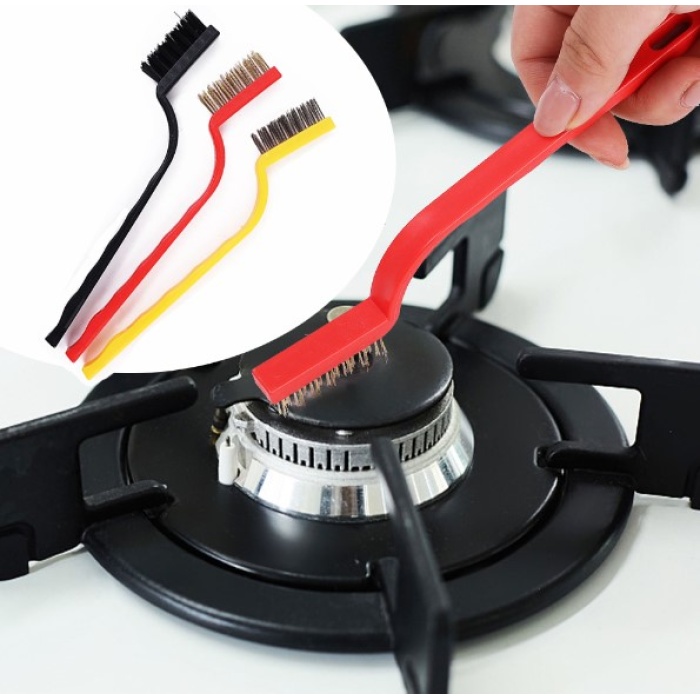 3 Parça Tel Fırça Detaylı Temizlik Seti (5381)