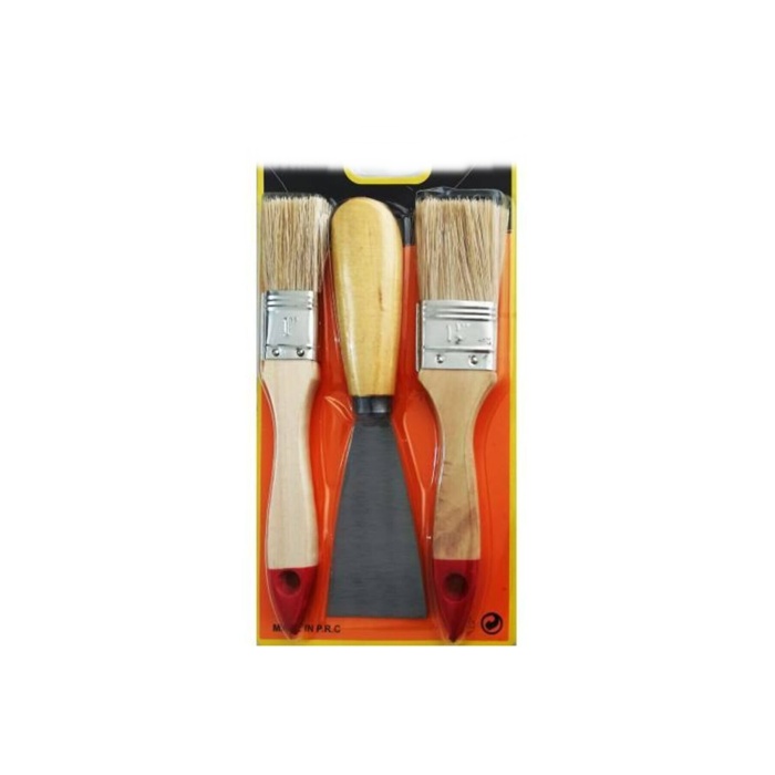 Boya Kestirme Fırça- Spatula Seti 3lü (5381)