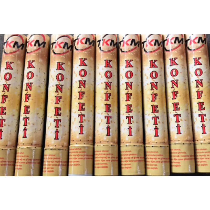 KONFETİ KARNAVAL METALİK RENKLİ 30CM (5381)