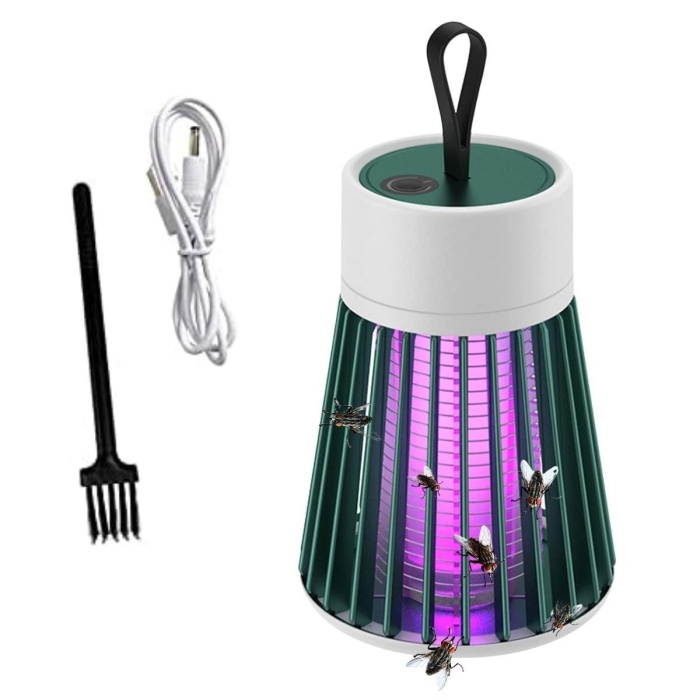 İç ve Dış Mekanlar İçin Şarjlı Sinek Öldürücü Sivrisinek Kovucu,UV Işıklı Sineksavar Taşınabilir Gece Lambası (5381)