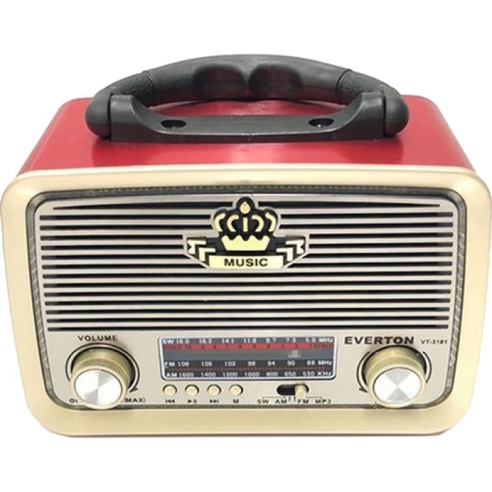 BT USB İBRELİ ŞARJLI RADYO (5381)