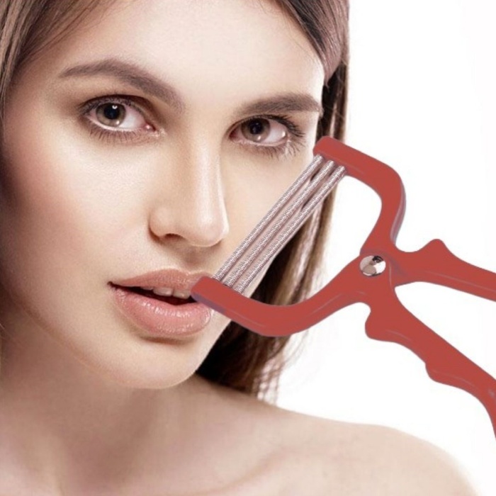 Kaş Bıyık Yüz Tüy Alma Aleti Yaylı Yüz Epilasyon Aleti (5381)