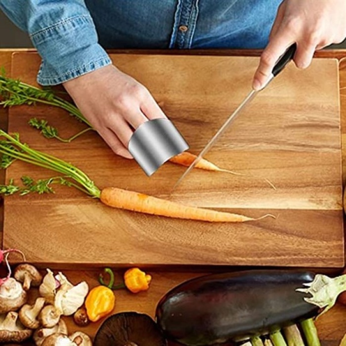 2li Metal Parmak Koruyucu Hızlı ve Güvenli Kesme Paslanmaz Çelik Koruyucu Aparat (5381)