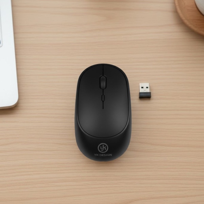 Siyah Renkli Ergonomik Sessiz Kablosuz Mouse – USB Alıcılı, Ofis ve Oyun İçin Konforlu Bilgisayar Faresi MS6310 (5381)