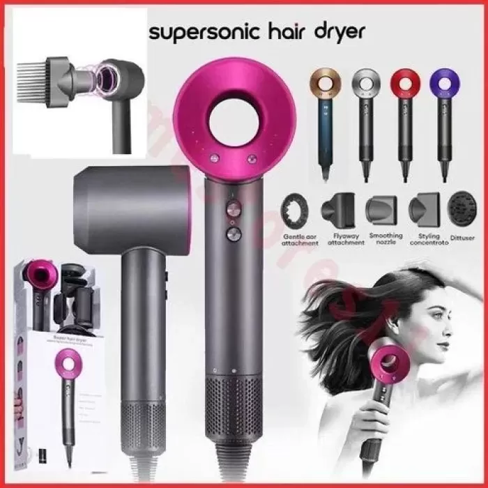 Leafless Hair Dryer 4 In 1 Saç Kurutma Makinası 3 Kademe (5381)