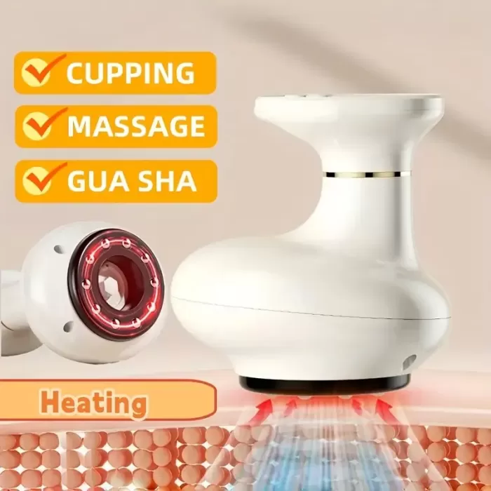 Sıcaklık Emişli Bardak Çekme Terapisi, Vakumlu Masaj Aleti,Terapi Cihazı Masaj Cihazı (5381)