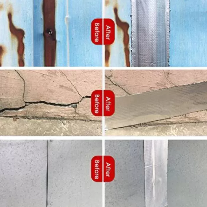 Çok Amaçlı Kuvvetli Yapıştırma Bandı Çamur Bant Su Geçirmez Tamir Bandı Su Sızdırmaz Bant 96 mm x 1.5 Mt (5381)