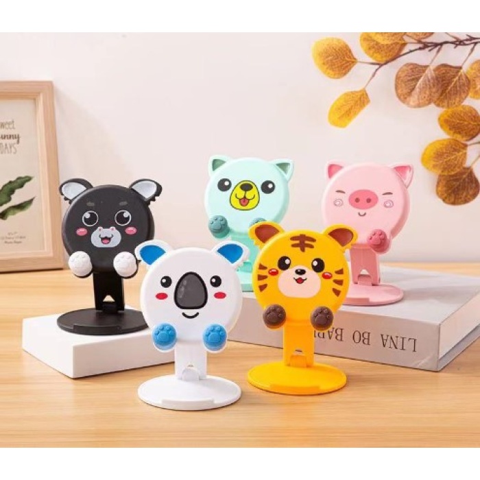 Hayvan Figürlü Masaüstü Telefon Standı 5 Model (5381)