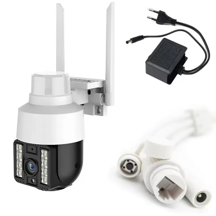 INT-CMR21 SD-kart destekli Hareketli Sesli Gece Renkli PTZ Akıllı Wifi Güvenlik Kamerası (5381)