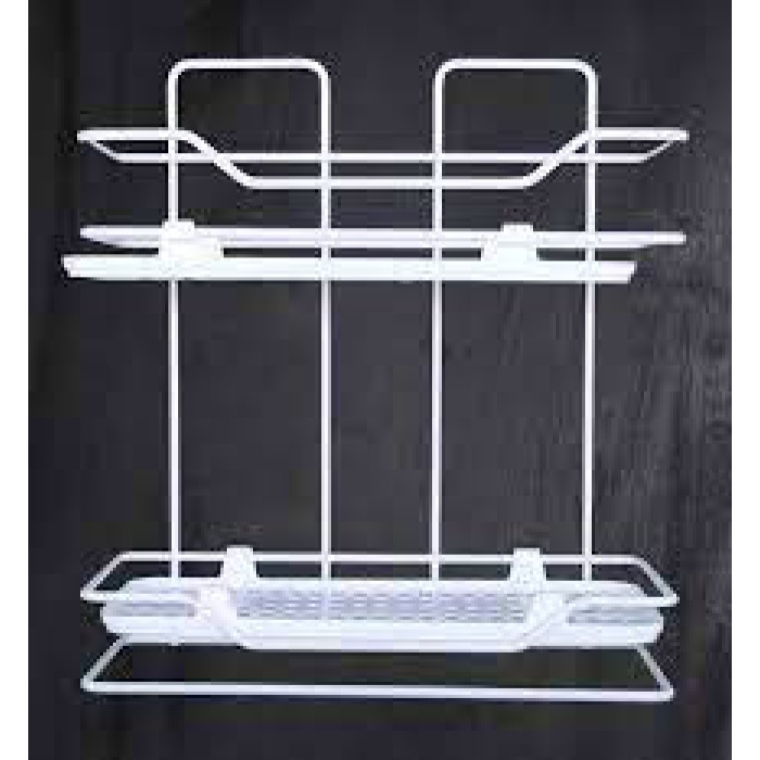 ZAMBAK 2Lİ RAF SİYAH BEYAZ (5381)