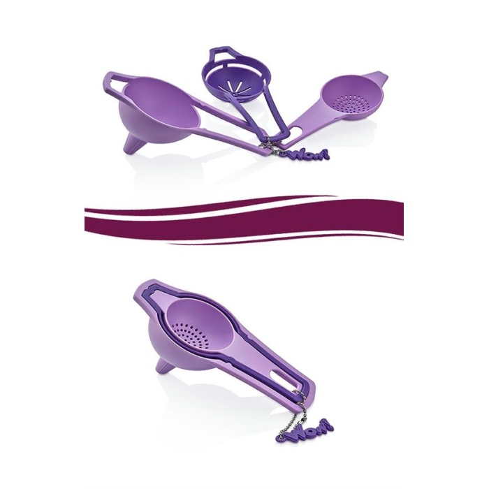 Pratik Yumurta Süzgeci Mini Süzgeç Huni Seti Hepsi Bir Arada (5381)