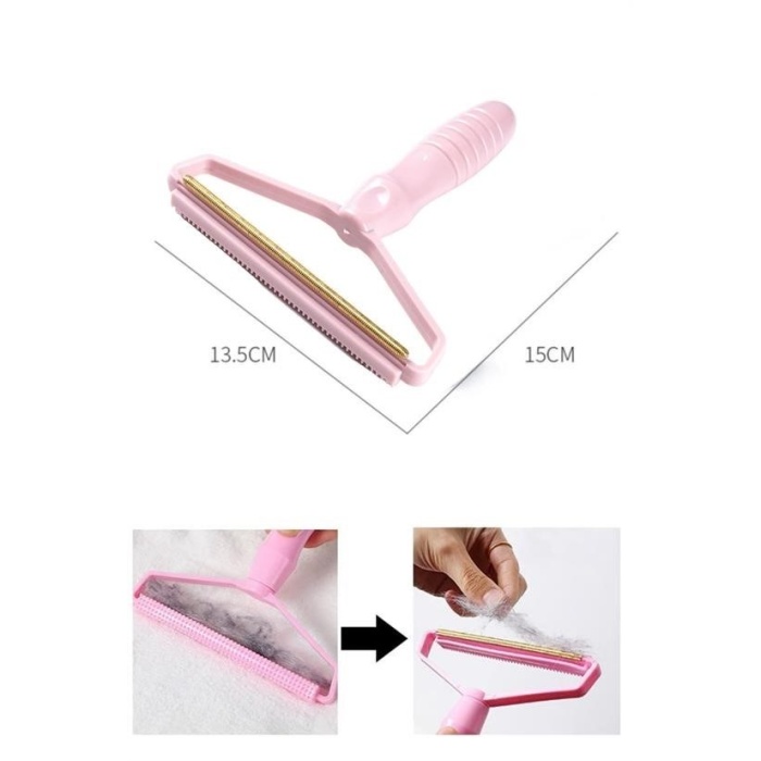 Çift Taraflı Elbise Kazak Plastik Kumaş Tüy Alma ve Tiftik Temizleyici Toplayıcı Taşınabilir (5381)