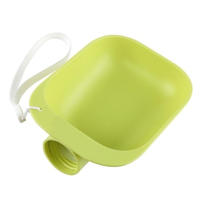 Evcil Hayvan Plastik Yıkanabilir Taşınabilir Su Şişesi Bağlantılı Su Kabı (5381)