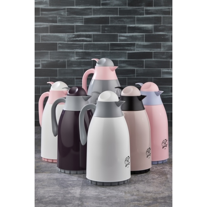 CKR-2018 1.3LT RENKLİ CAM TERMOS (5381)